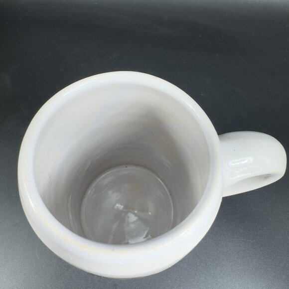 Vintage West Germany Stoneware Pottery Large Coffee Mug Cup Wild Board Scene VTG - Picture 5 of 15